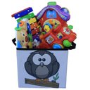 Ver imagem 1 de Caixa Organizadora de Brinquedos Estampada 28x30x28cm Cor:Corujinha