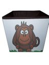 Ver imagem 2 de Caixa Organizadora de Brinquedos Estampada 28x30x28cm Cor:Macaco