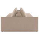 Ver imagem 4 de Sofá Ilha Modular com Puff para Sala Living 312cm Georgia K04 Veludo Bege - Mpozenato