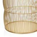 Ver imagem 4 de Lanterna Decorativa em Metal Dourado 32,5x21x21 cm - D’Rossi