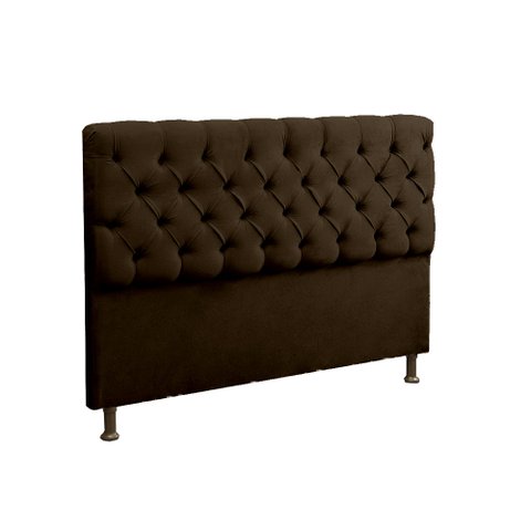 Cabeceira Lana para Decoração Quarto e Cama Box Queen 160 Cm - Sv Decor:marrom