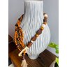 Colar Decorativo de Mesa ou Parede Grande Juliette Marrom - 4