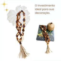 Colar Decorativo de Mesa ou Parede Grande Juliette Marrom - 7