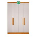 Ver imagem 3 de Guarda-roupa Em Mdf Com 9 Portas E 6 Gavetas Cumaru/fendi