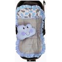 Ver imagem 1 de Capa de Carrinho   1- Capa de Carrinho 50 Cm X 88 Cm   : 01 Almofada Nuvem  Tecido: 100% Al