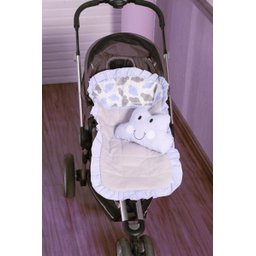 Kit Capa De Carrinho + Bebê Conforto + Almofada Amamentação - 2