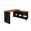 Ver imagem 6 de Conjunto para Escritório 2 Peças com Escrivaninha Gold e Gaveteiro New Freíjó/preto Artany
