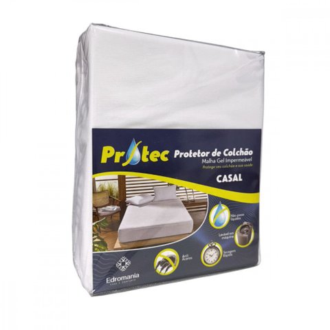Protetor de Colchão Casal Impermeável Malha Gel 138x188x35 Edromania