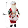 Papai Noel Confeiteiro Gourmet 45cm Bandeja e Avental Confeitos Decorados - Cromus - 4
