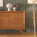 Ver imagem 4 de Buffet Premium 5 Portas Naturalle Pés em Madeira Maciça