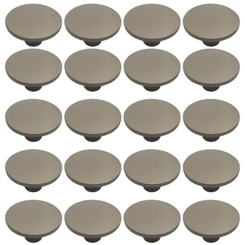 Kit 20 Puxadores para Móvel Ponto 3,5cm Bronze Armários Gavetas 206 Naico