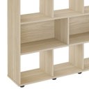 Ver imagem 6 de Estante Livreiro 10 Nichos 109x91 Cm Naturale Arly