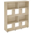 Ver imagem 1 de Estante Livreiro 10 Nichos 109x91 Cm Naturale Arly