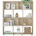 Ver imagem 2 de Estante Livreiro 10 Nichos 109x91 Cm Naturale Arly