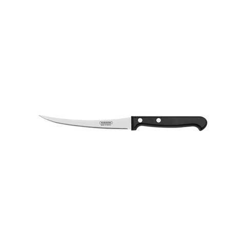 Faca Tomate Inox 5" Ultracorte Preto Tramontina