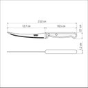 Ver imagem 3 de Faca Tomate Inox 5" Ultracorte Preto Tramontina