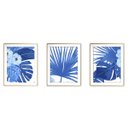 Ver imagem 1 de Quadro mdf délicat dourado 80x140 folhas tropicais mod 165