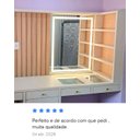 Ver imagem 3 de Espelho Retangular Led 3 Cores 50x100 Tecla Touch Luz Ajustavel Quarto Sala Lavabo Decoração 100x50