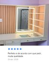 Ver imagem 3 de Espelho Retangular Led 3 Cores 50x100 Tecla Touch Luz Ajustavel Quarto Sala Lavabo Decoração 100x50