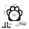 Molde para Pegada Pet em Mdf e Massinha Biscuit Molde da Pata do Cachorro Gato - 2