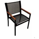 Ver imagem 1 de Poltrona Camilla Tela Sling Preto