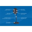 Ver imagem 7 de Ventilador Coluna Preto 50cm Turbo 6 Pás Oscilante Ventisol 127v