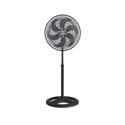Ventilador Coluna Preto 50cm Turbo 6 Pás Oscilante Ventisol 127v - 1