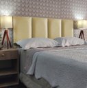 Ver imagem 2 de Cabeceira Modular Cama Box Estofada Luxo Linho Rbl:queen Tradicional/bege