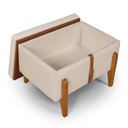 Ver imagem 3 de Baú Íris Tecido Linho Cru