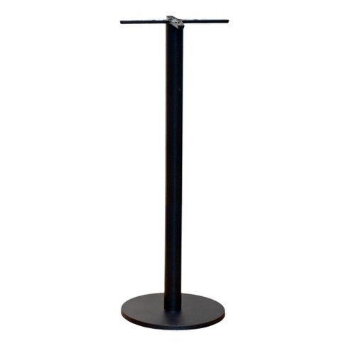Base de Mesa de Jantar Redonda Pisa Beta Bistrô Fratini 105 Cm (altura) Aço Cor Preto Disco
