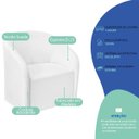 Ver imagem 6 de Poltrona Luxo Decorativa Luiza Max Suede