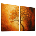 Ver imagem 1 de Quadro Decorativo Árvore da Vida Espatulada Duo