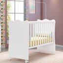 Ver imagem 4 de Berço Infantil Doce Mel com Rodízios Branco