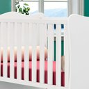 Ver imagem 3 de Berço Infantil Doce Mel com Rodízios Branco