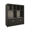 Ver imagem 3 de Estante Nicho Organizador de Brinquedos Infantil em Mdf Plancasa:preto Tx
