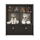 Ver imagem 1 de Estante Nicho Organizador de Brinquedos Infantil em Mdf Plancasa:preto Tx