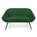 Ver imagem 6 de Kit 01 Namoradeira 02 Lugares e 02 Poltronas Giovana Suede de Ferro Verde