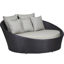 Chaise Lívia em Alumínio com Almofadas Impermeáveis para Área, Sala, Edícula, Piscina, Jardim - Taba - 1