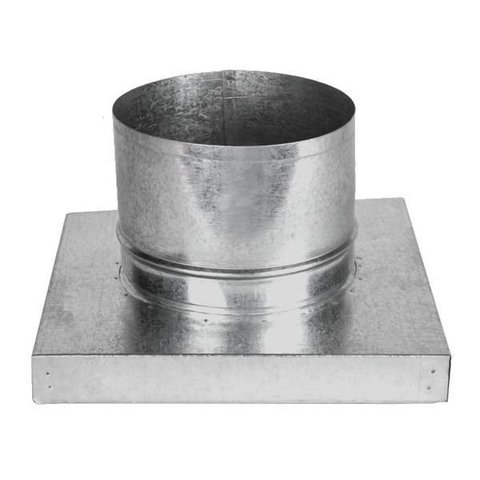 Adaptador p/Churrasqueira Pré-Moldada c/Bocal - 350 x 350 x diam. 300mm