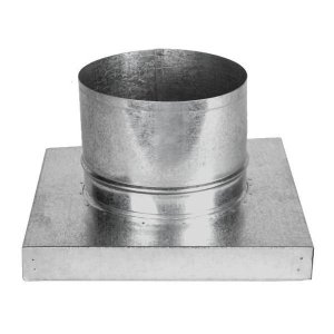 Adaptador p/Churrasqueira Pré-Moldada c/Bocal - 350 x 350 x diam. 300mm