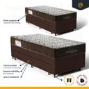 Ver imagem 4 de Cama Box com Colchão de Espuma D45 Solteiro Ortobom Iso 150 + Auxiliar Unique Solteiro 88cm