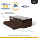 Ver imagem 5 de Cama Box com Colchão de Espuma D45 Solteiro Ortobom Iso 150 + Auxiliar Unique Solteiro 88cm