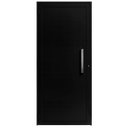 Ver imagem 1 de Porta de Giro Alumínio Preto Lambril C/puxador 40cm Maxx