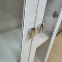 Ver mais imagens de Armario para Escritorio 2 Portas de Vidro ME4115 Branco Tecno Mobili