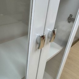 Armario para Escritorio 2 Portas de Vidro ME4115 Branco Tecno Mobili - 8 Armario para Escritorio 2 Portas de Vidro ME4115 Branco Tecno Mobili - 8