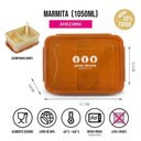 Ver imagem 2 de Kit de Marmita e Garrafa Elementos Jacki Design-analise Bege