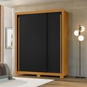 Ver imagem 1 de Roupeiro 156cm 3 Portas 2 Gavetas sem Espelho - Ssx Multicoisas
