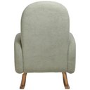 Ver mais imagens de Poltrona de Amamentação com Balanço Base Milka Dolce D02 Bouclê Verde Oliva C-199 - Lyam Decor