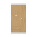 Ver imagem 7 de Guarda-roupa Infantil 92cm 3 Portas e 2 Gavetas Encanto Multimóveis Mp4447 Branco/madeirado