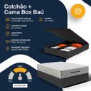 Ver imagem 6 de Cama Box Baú com Colchão Mola Ensacada Ortobom Plenno Queen